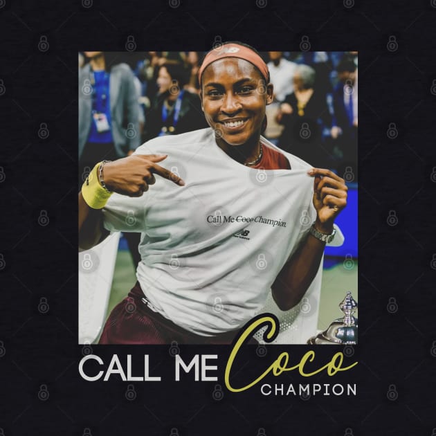 call me coco champion tennis player by Doxie Greeting